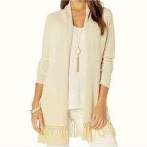 Lilly Pulitzer Tatum Long Fringe Cardigan